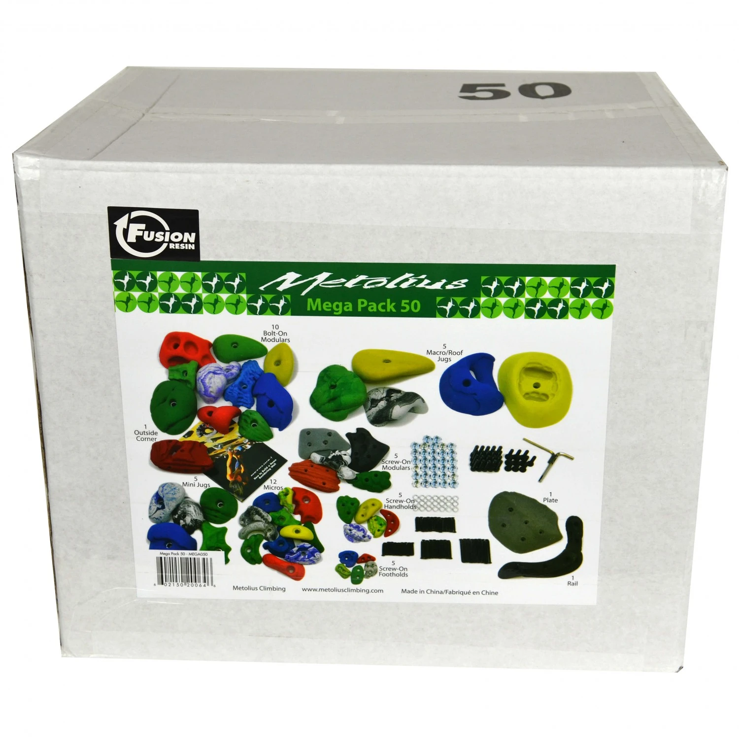 Metolius Mega Pack 50 - Klettergriffe 1 Metolius Mega Pack 50 - Klettergriffe